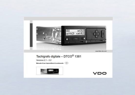 Manuale tachigrafo digitale DTCO 2.1/2.2 / Italiano