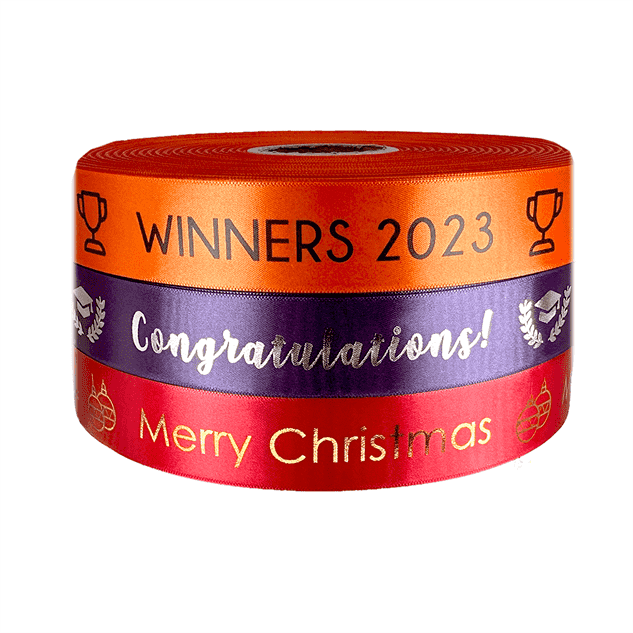 Personalised Ribbons 25mm