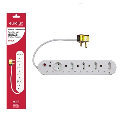 Eurolux 10 Way Multiplug with USB