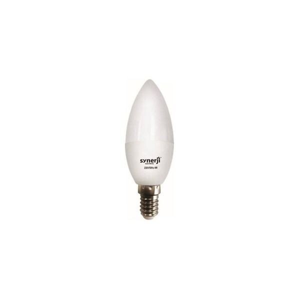 Synerji Lamp LED Candle 4W Warm White E14 SES 3000k