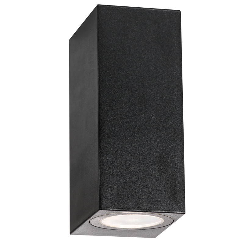 Up and Down Facing Black Tall Square Wall light
