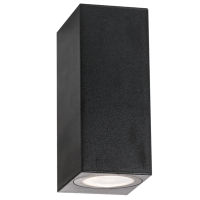 Up and Down Facing Black Tall Square Wall light