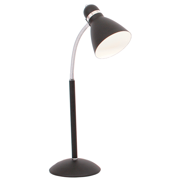 ​Black Metal Desk Lamp with Flexi Arm