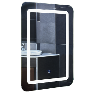 Curved Rectangular LED Mirror