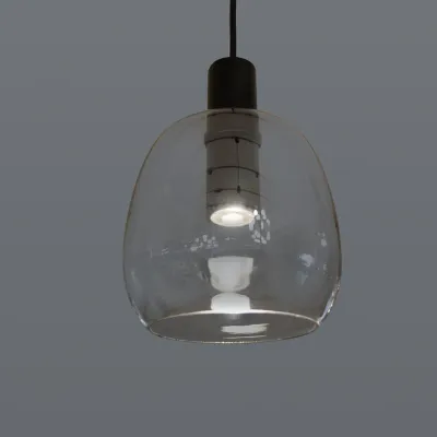 Smokey Glass Madrid Pendant