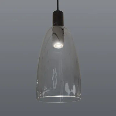 Smokey Glass Malaga Pendant