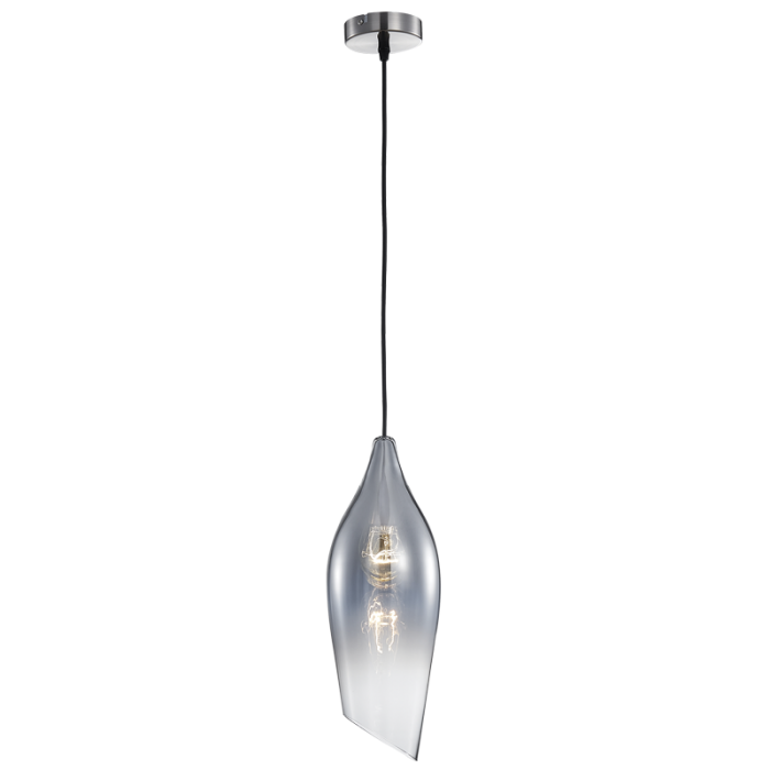 Smokey Satin Nickle Pendant
