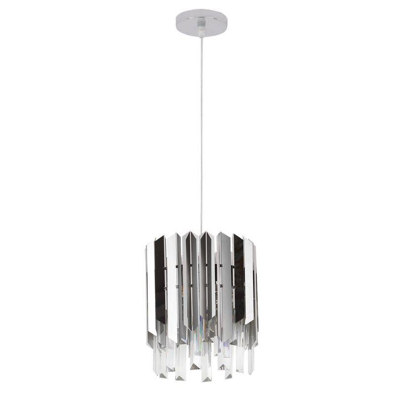 Stainless Steel and Crystal Pendant