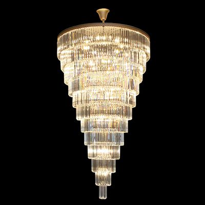 Gold Grandiose Crystal Chandelier