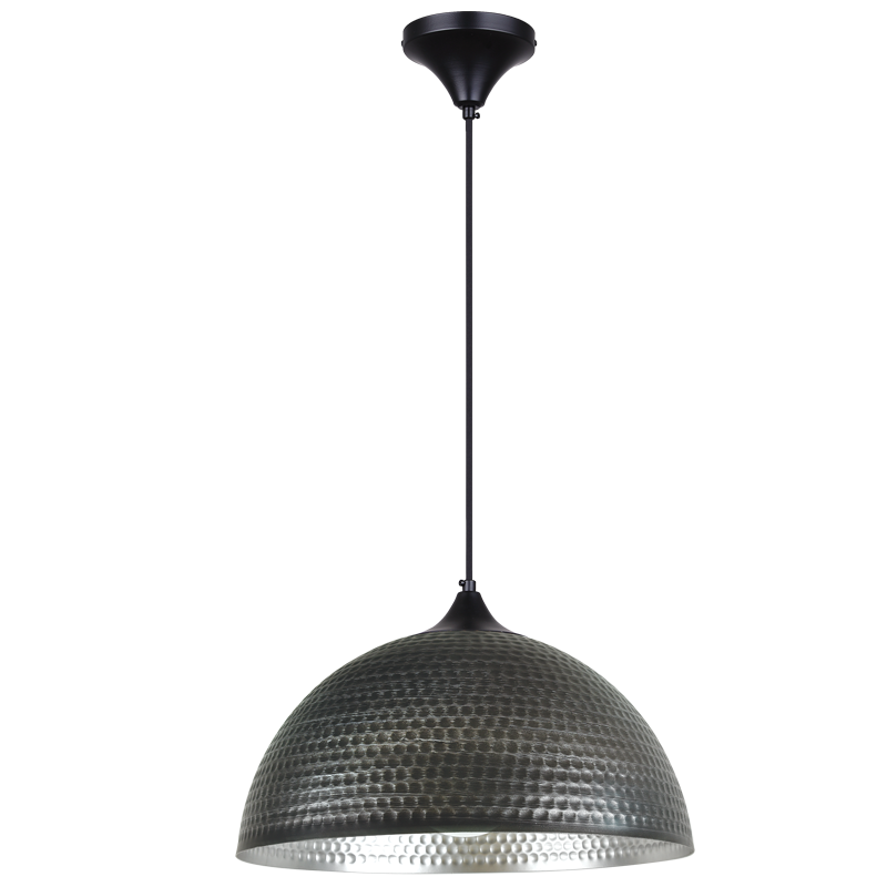 Dome Pendant Hammered Metal