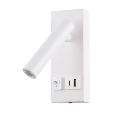 LUNAR LED Reading Light with charging ports | 2 Colours
