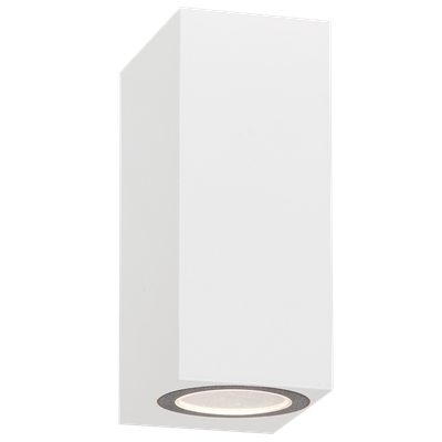 Up and Down Facing White Tall Square Wall light