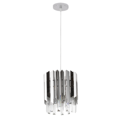 Stainless Steel and Crystal Pendant