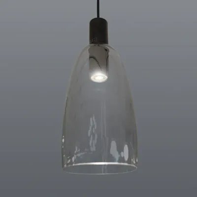 Smokey Glass Malaga Pendant