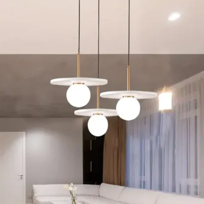 Pascal Marble Pendant | Three Colours