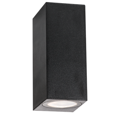 Up and Down Facing Black Tall Square Wall light