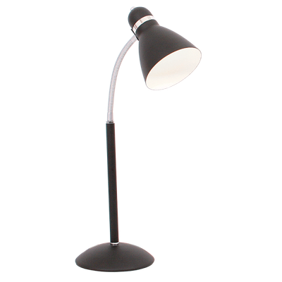 ​Black Metal Desk Lamp with Flexi Arm
