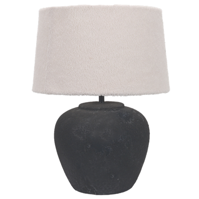 Noir Ceramic Table Lamp Black