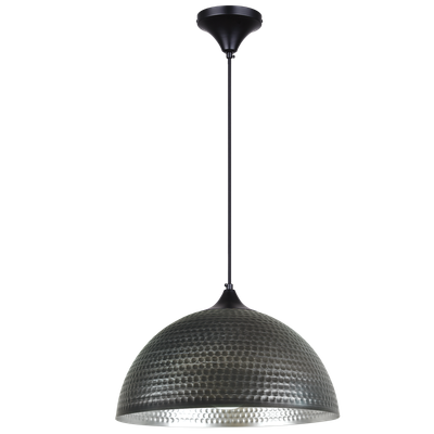 Dome Pendant Hammered Metal