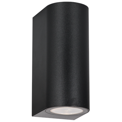 Up and Down Facing Matt Black Tall Wall light