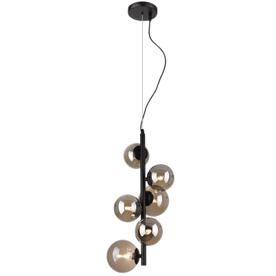Verticle Bubble with Smokey Glass