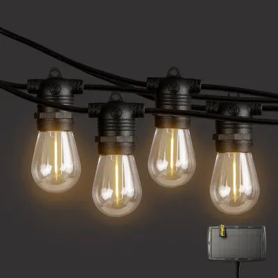 Festoon Bulb String Lights | Solar