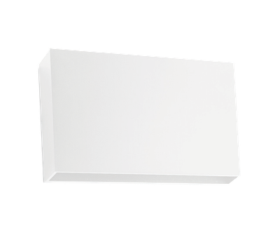 Synerji White LED Square Outdoor wall light 12W