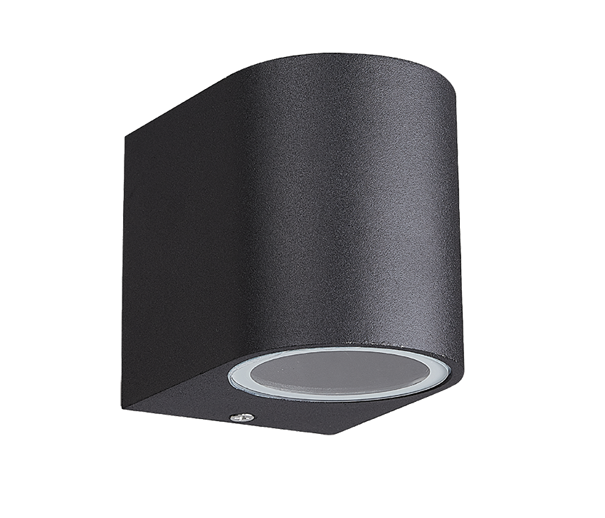 Synerji Black Down Wall Light