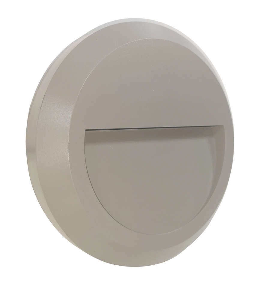 White Round Down Facing Pathlight