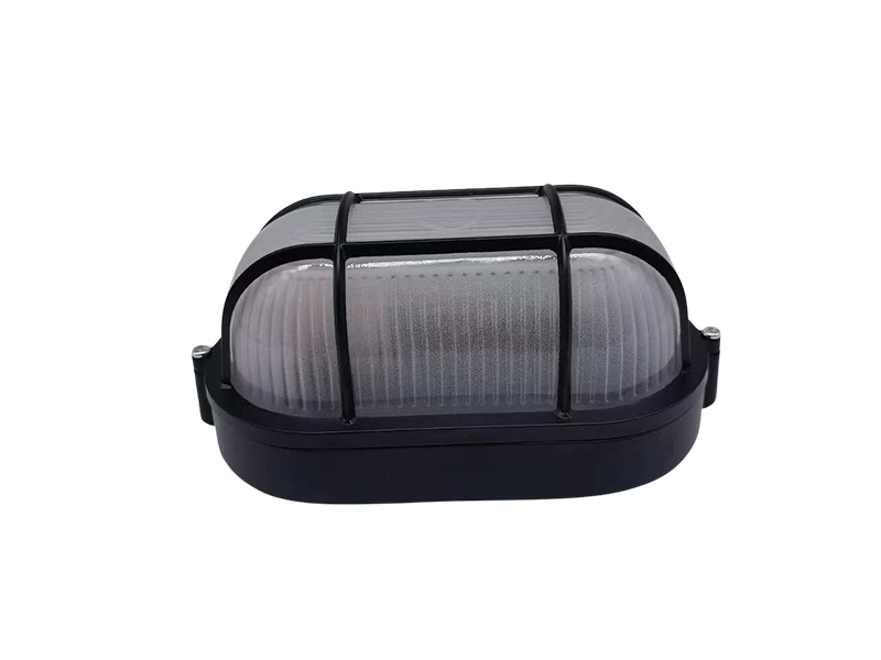 Synerji Small Oval Black Grid Bulkhead