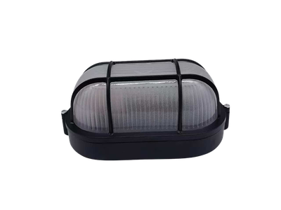 Synerji Small Oval Black Grid Bulkhead