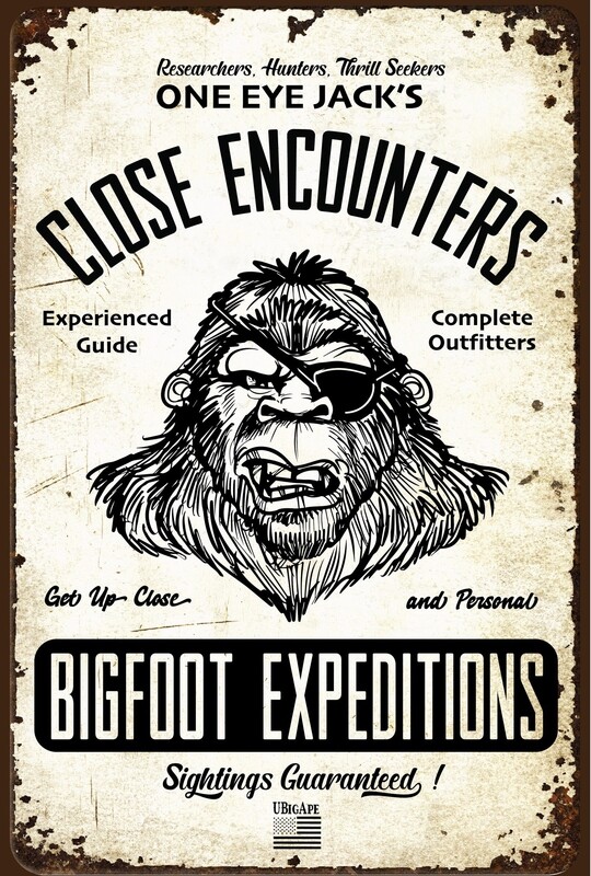 8 x 12 Close Encounters Sign