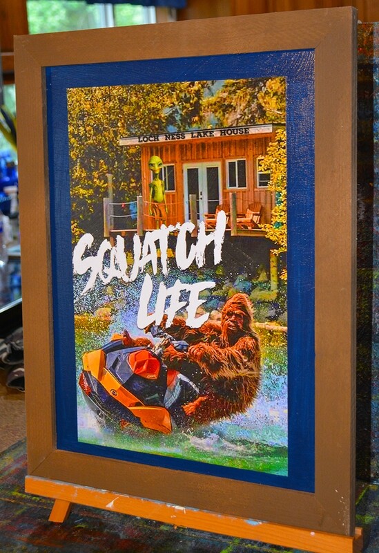 16 x 21 Squatch Life Wooden Sign