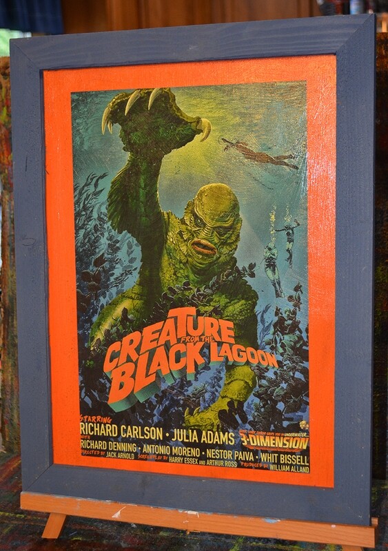 16 x 21 Creature from the Black Lagoon Wooden Sign
