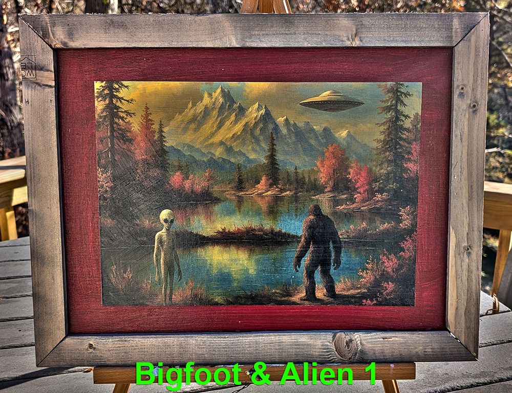 16 x 21 Cryptid Collection Wooden Sign