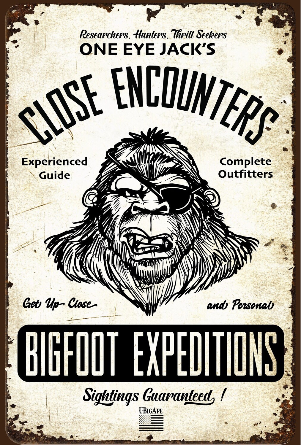 8 x 12 Close Encounters Sign