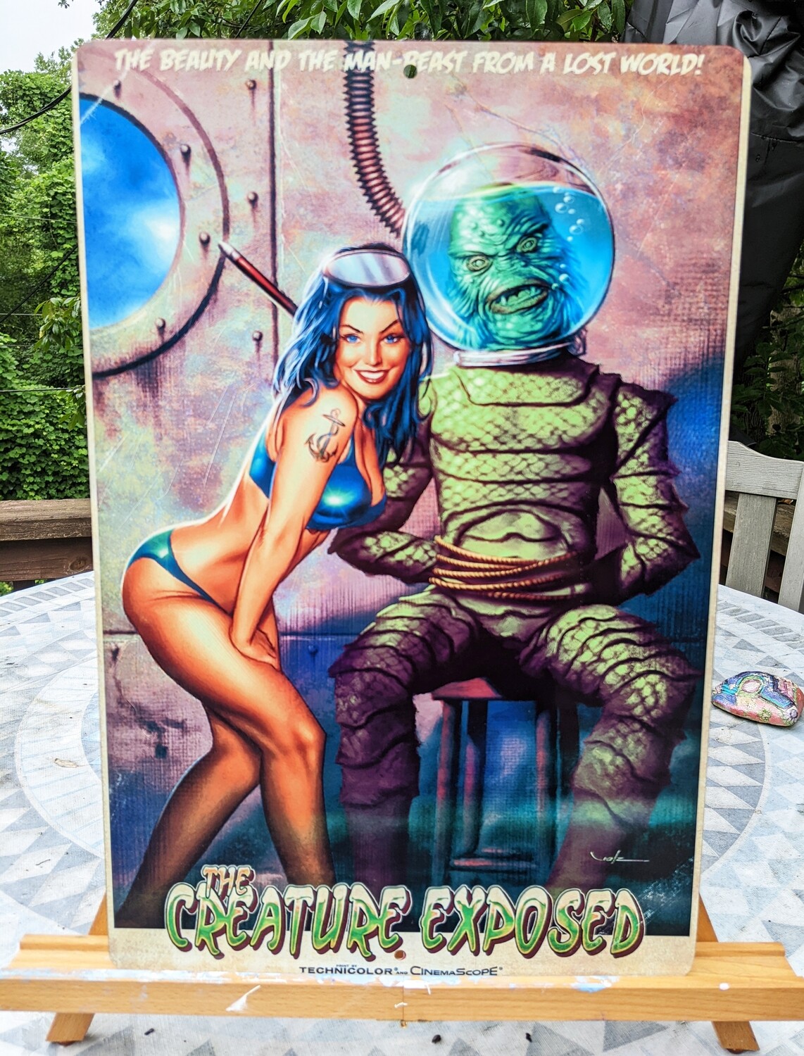 12 x 18 Creature Exposed Metal Sign