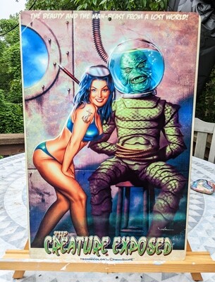 12 x 18 Creature Exposed Metal Sign