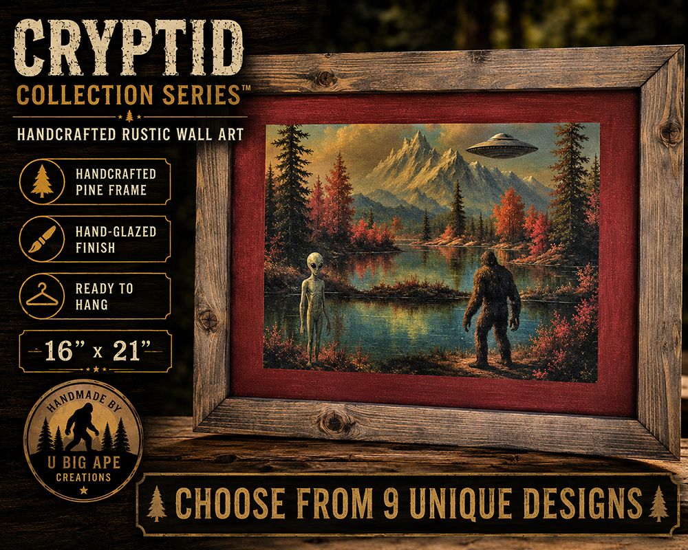 Bigfoot Country™ Rustic Wall Art
