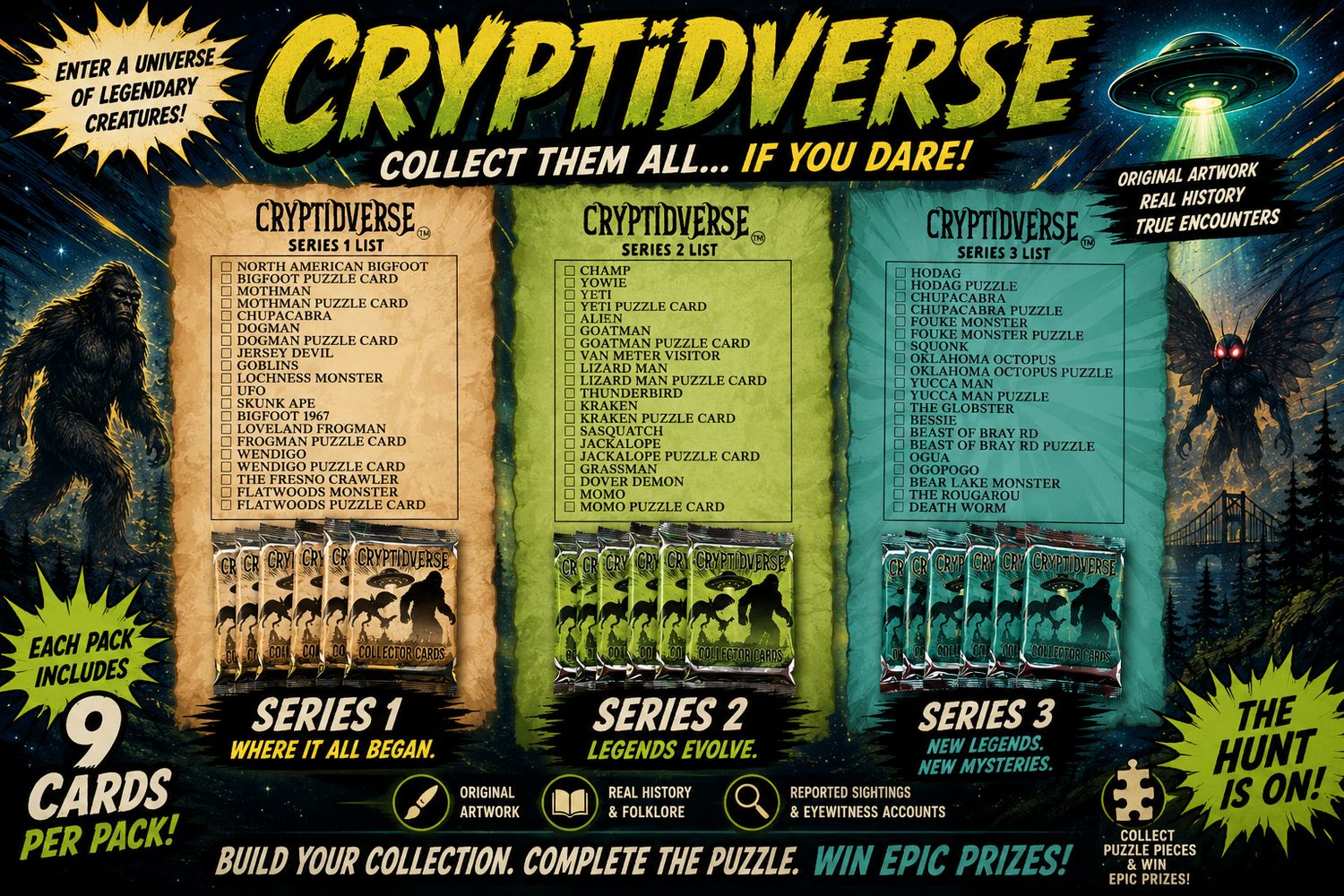 CryptidVerse Collecting Cards