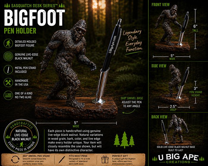 Sasquatch Desk Series™ Bigfoot Pen Stand