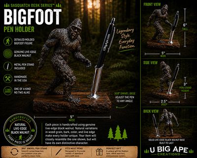 Sasquatch Desk Series™ Bigfoot Pen Stand Sasquatch Desk Series™ Bigfoot Pen Stand