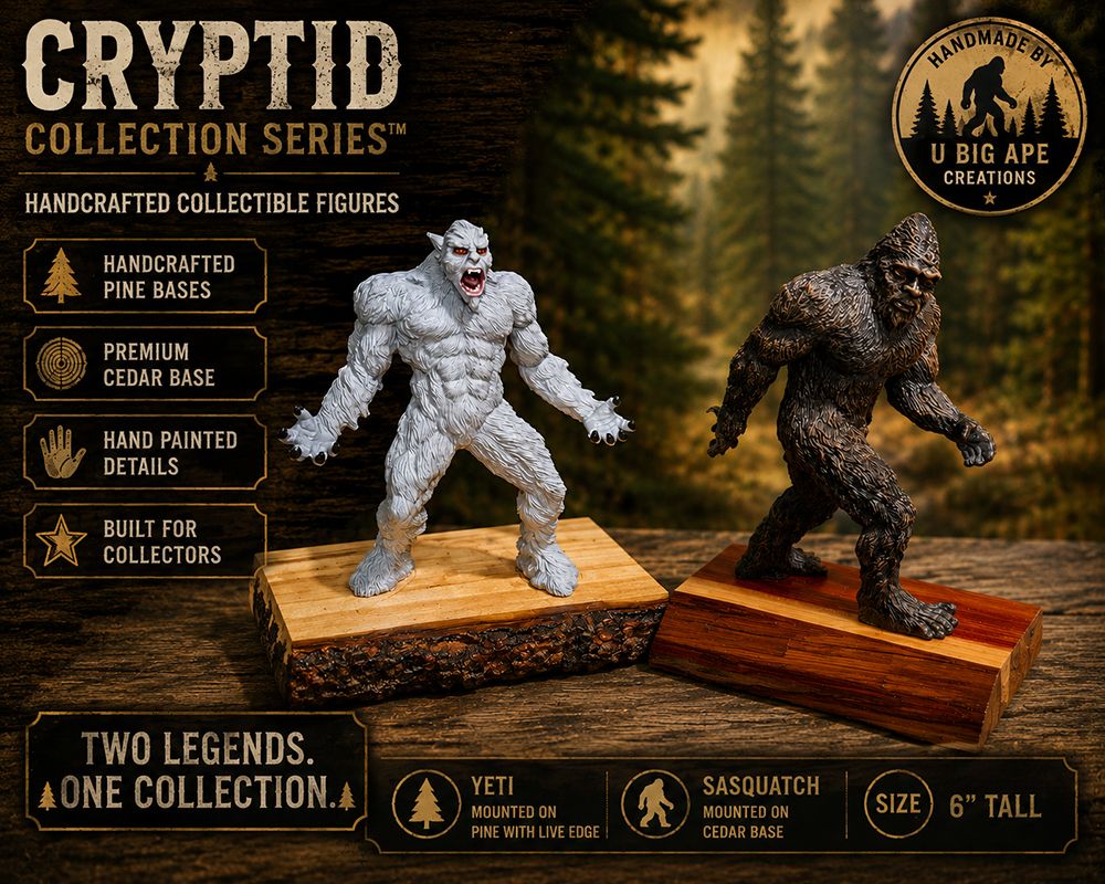 Cryptid Collection Bigfoot Figures