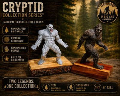 Cryptid Collection Bigfoot Figures