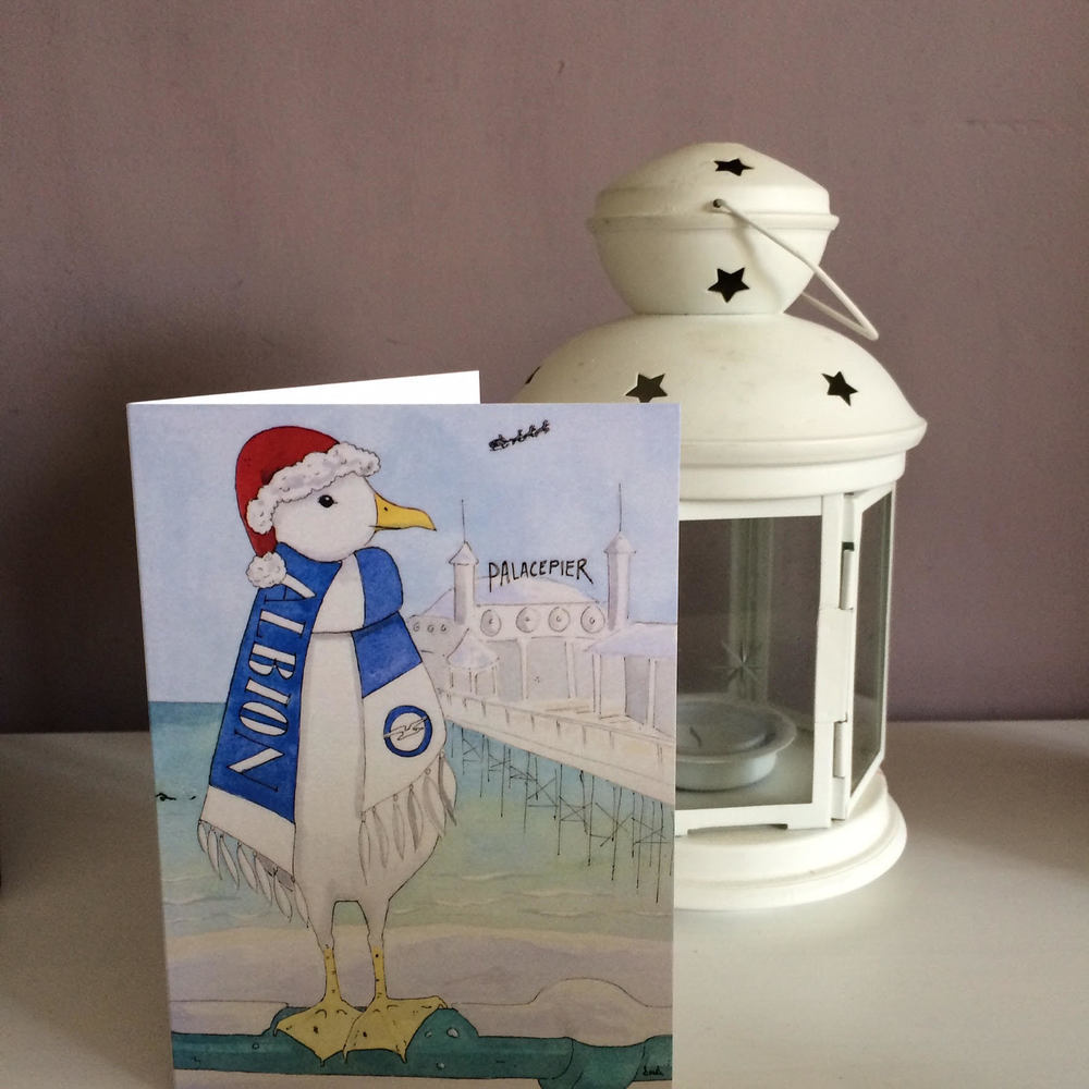 Brighton and Hove Albion Christmas Seagull