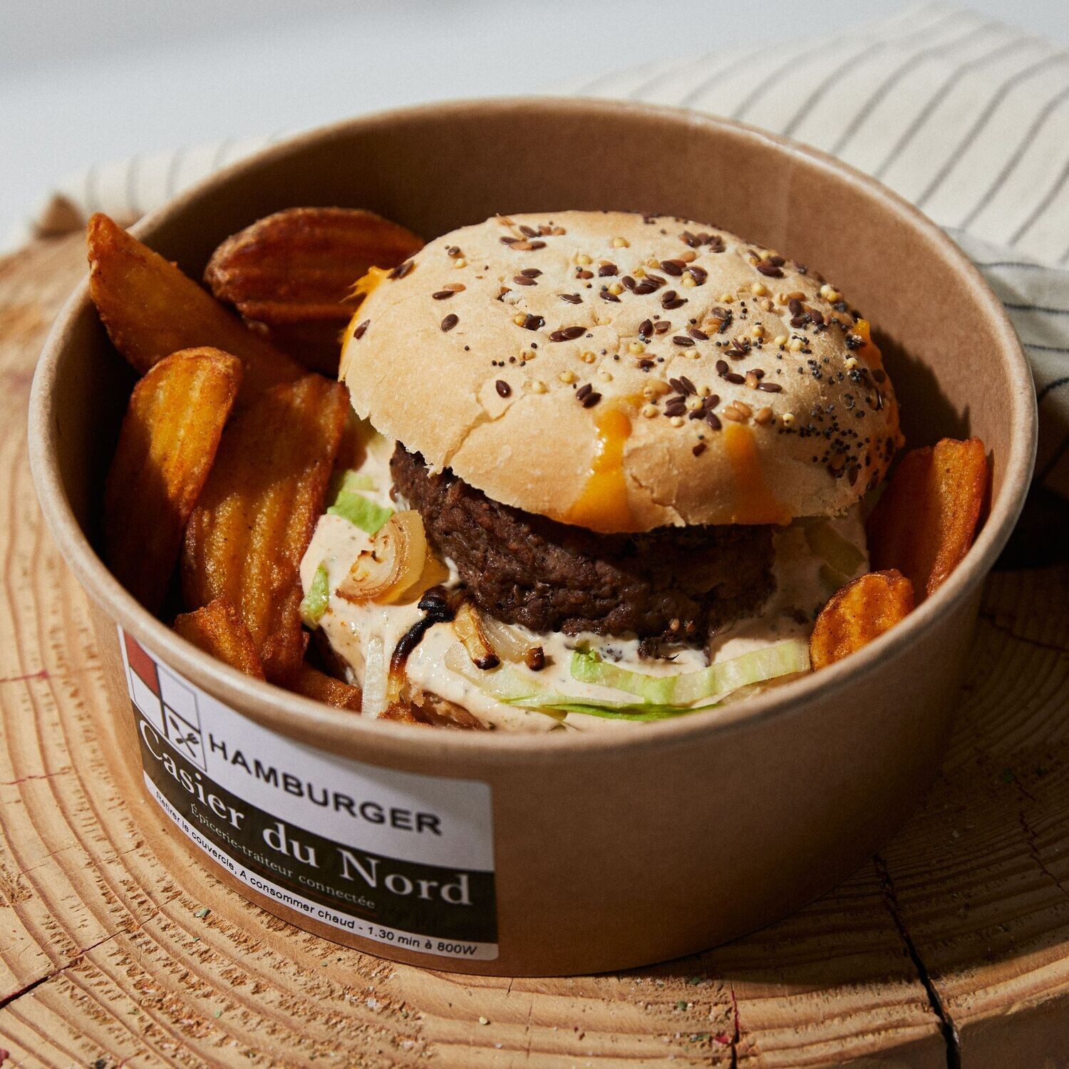 Burger du chef comté bacon