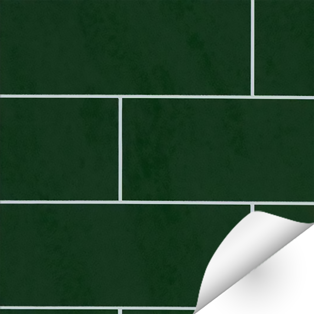 Plaqueta verde llaga blanca Vinilo RVAM006