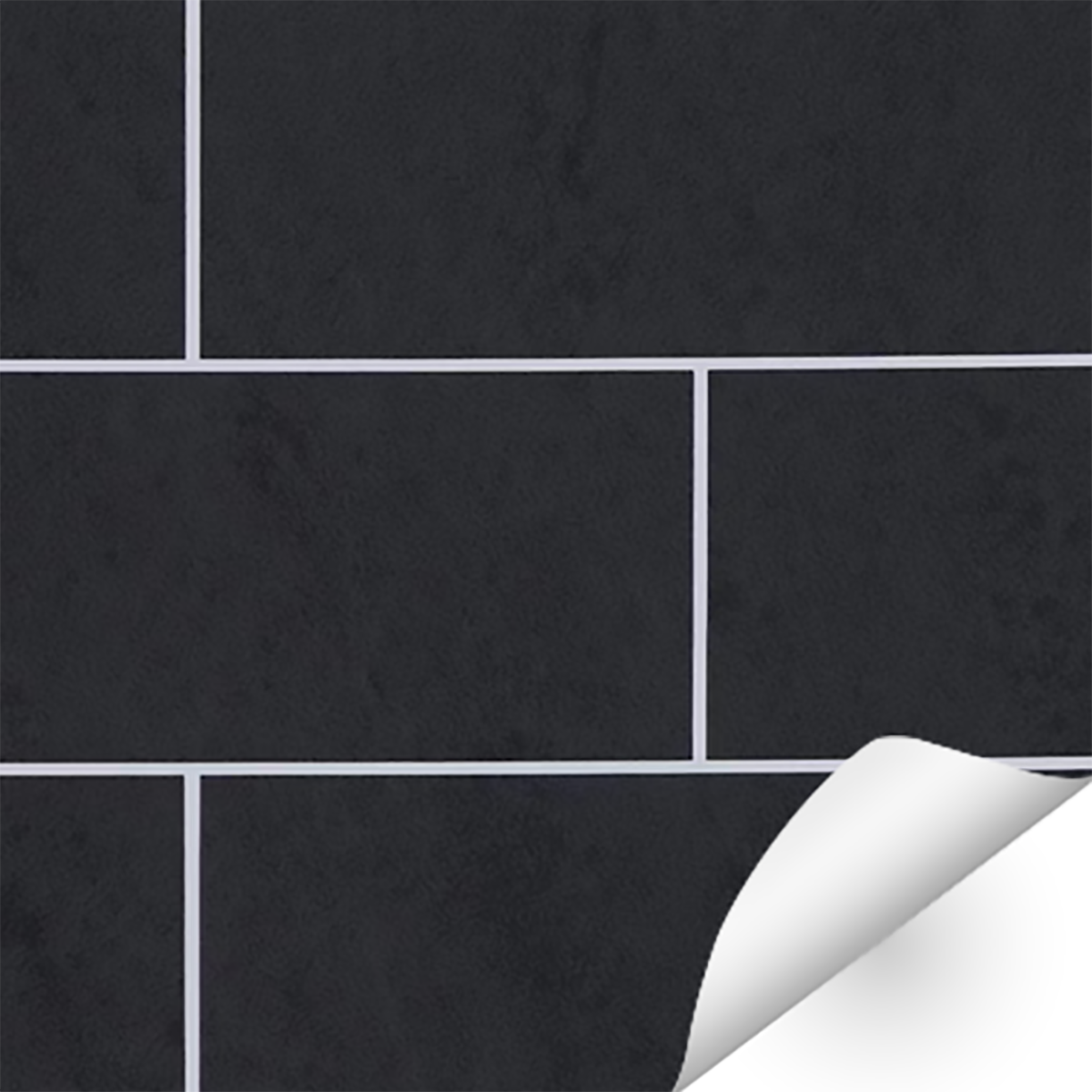 Plaqueta negra llaga blanca Vinilo RVAM005