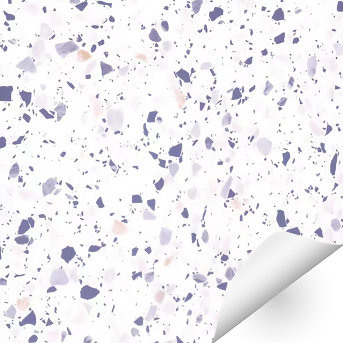 Terrazo clásico gris Vinilo RVAM003