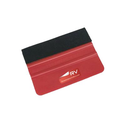 Espátula Roja de Plástico Suave para Instalación de Revestimiento Vinílico Espátula Roja de Plástico Suave para Instalación de Revestimiento Vinílico